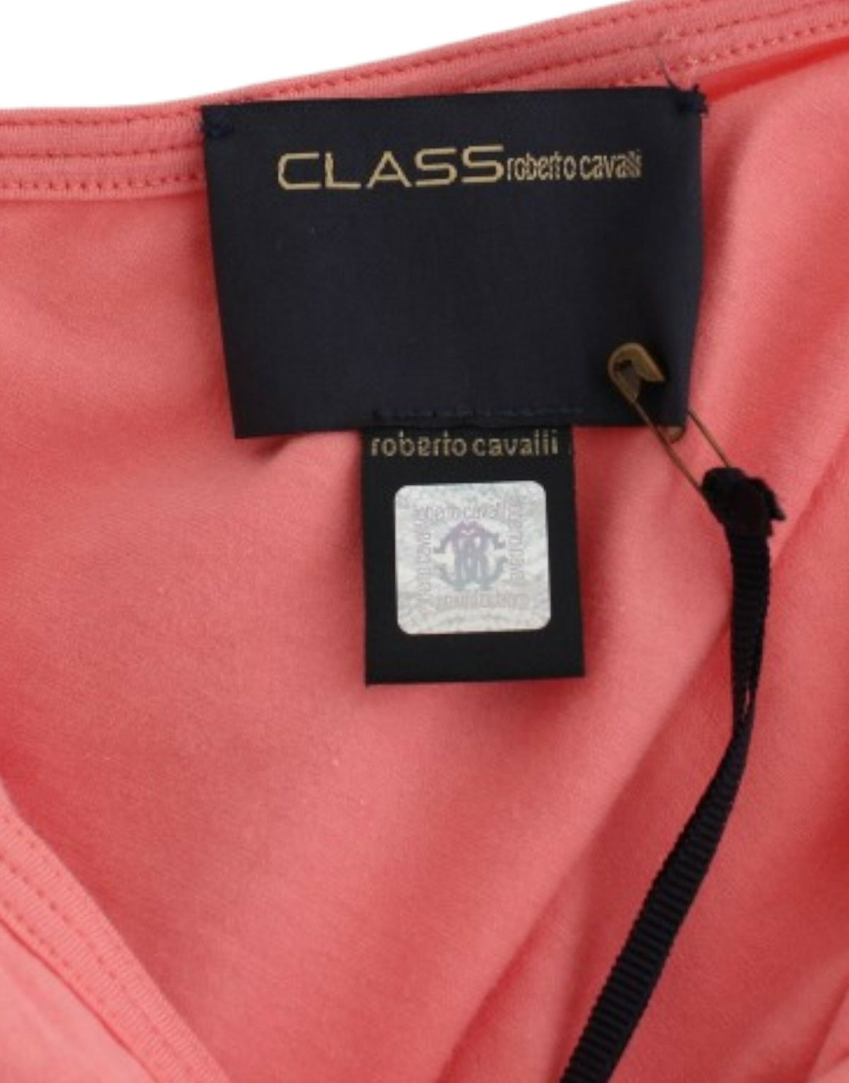 Class Roberto Cavalli pink cotton and elastane tank top