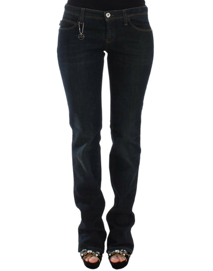 C’N’C Costume National blue slim fit jeans in cotton with stretch