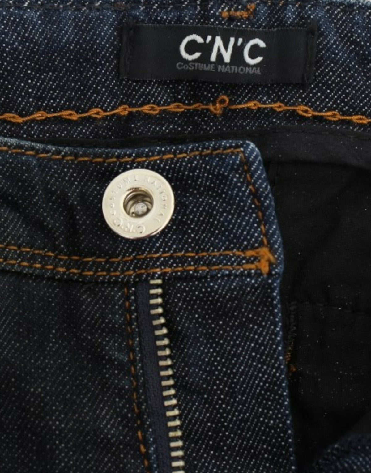 C’N’C Costume National blue slim fit jeans in cotton with stretch