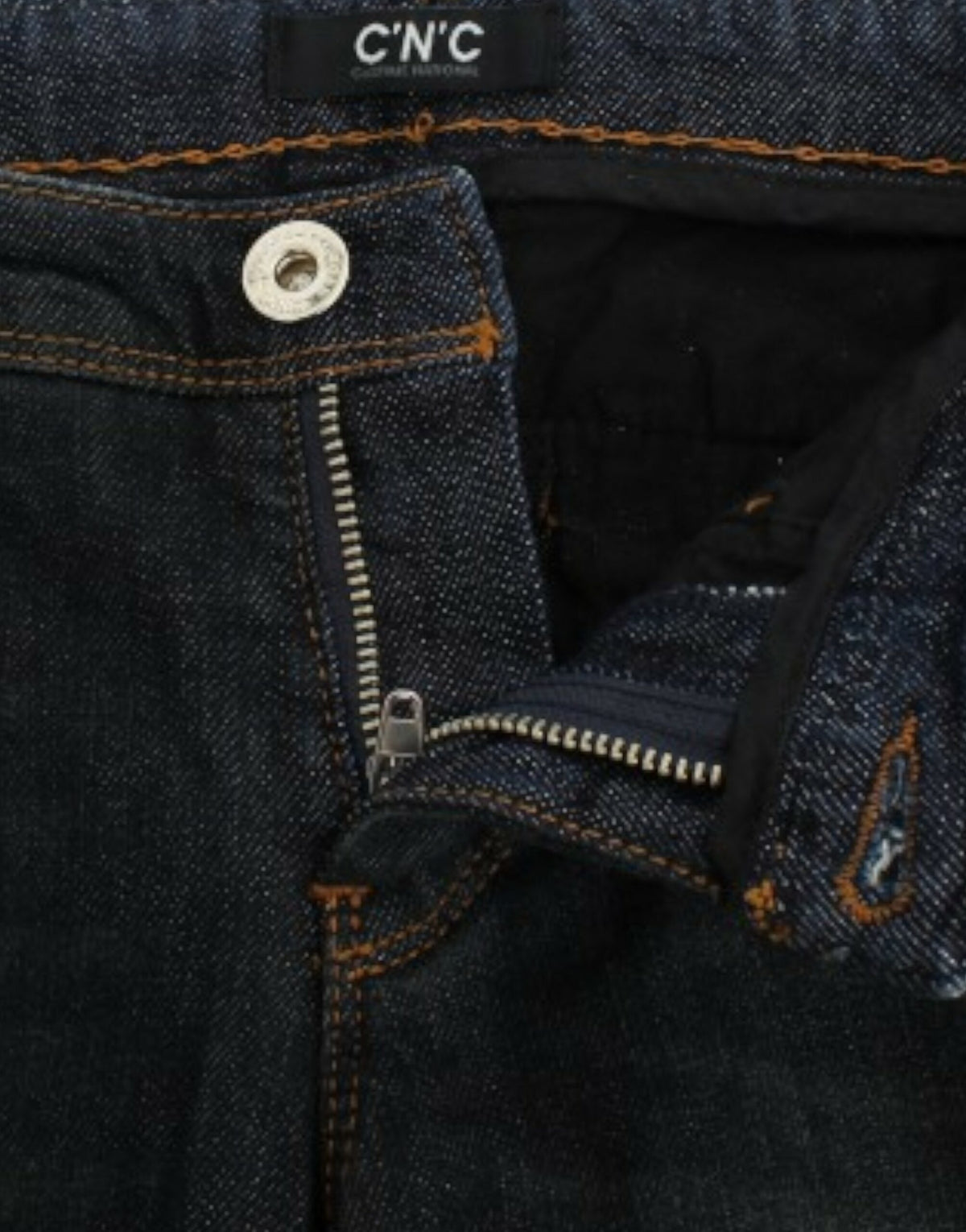 C’N’C Costume National blue slim fit jeans in cotton with stretch