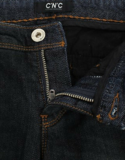 C’N’C Costume National blue slim fit jeans in cotton with stretch