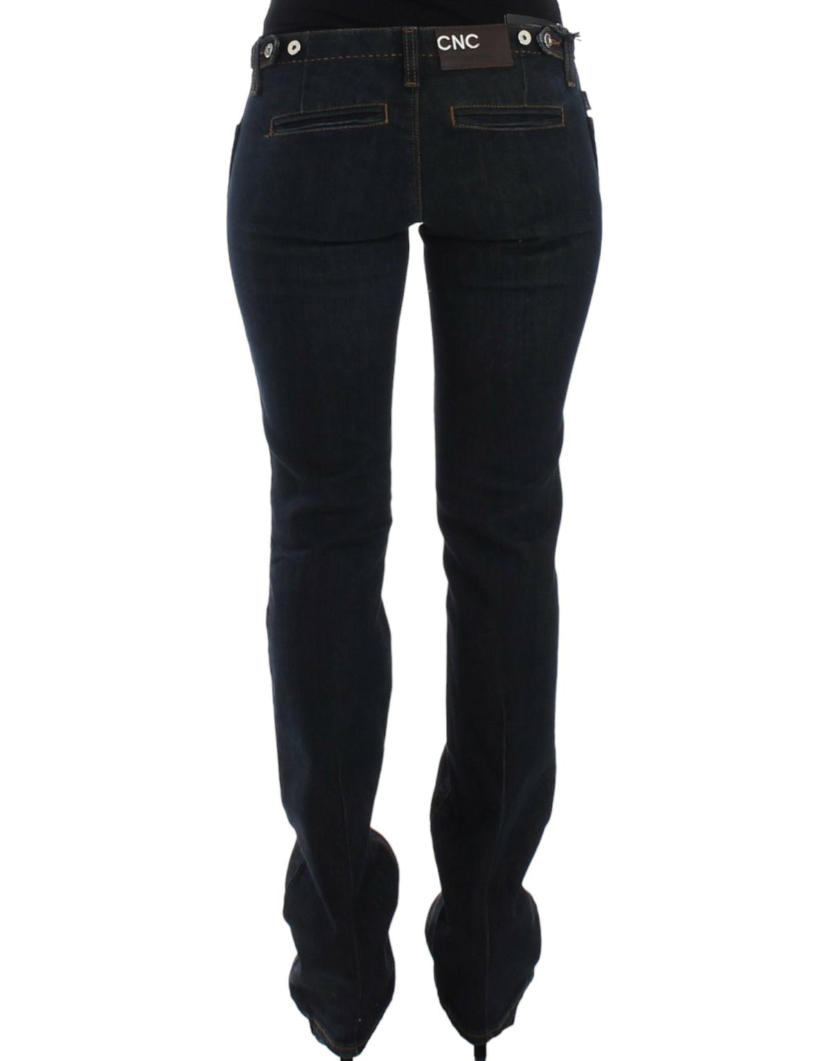 C’N’C Costume National blue slim fit jeans in cotton with stretch