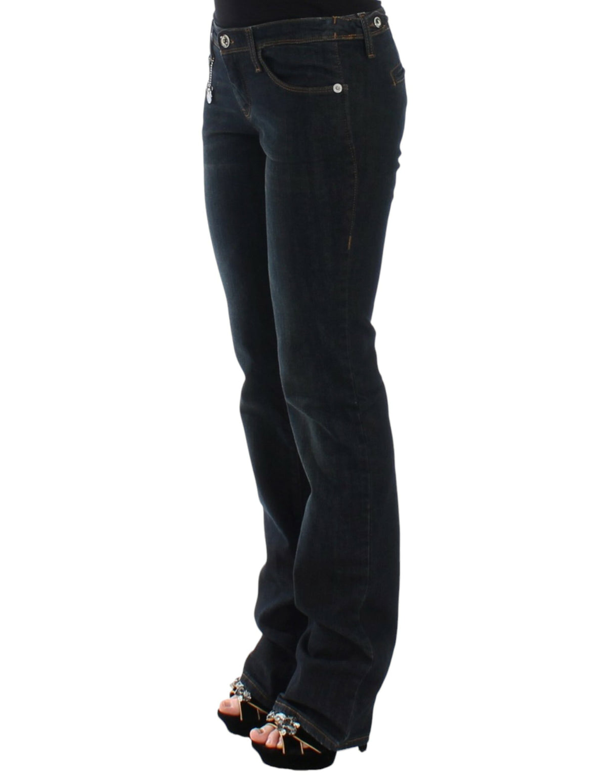 C’N’C Costume National blue slim fit jeans in cotton with stretch