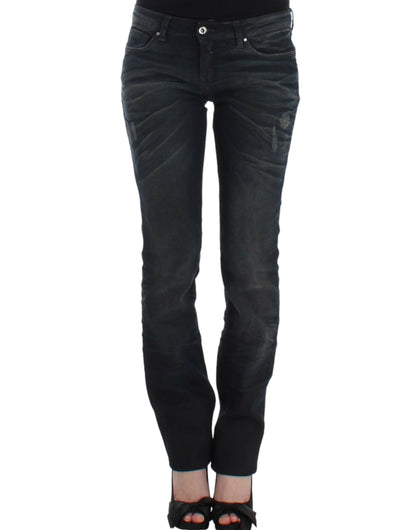Blue C’N’C Costume National superskinny jeans in cotton and elastane
