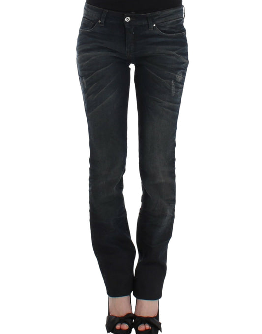 Blue C’N’C Costume National superskinny jeans in cotton and elastane