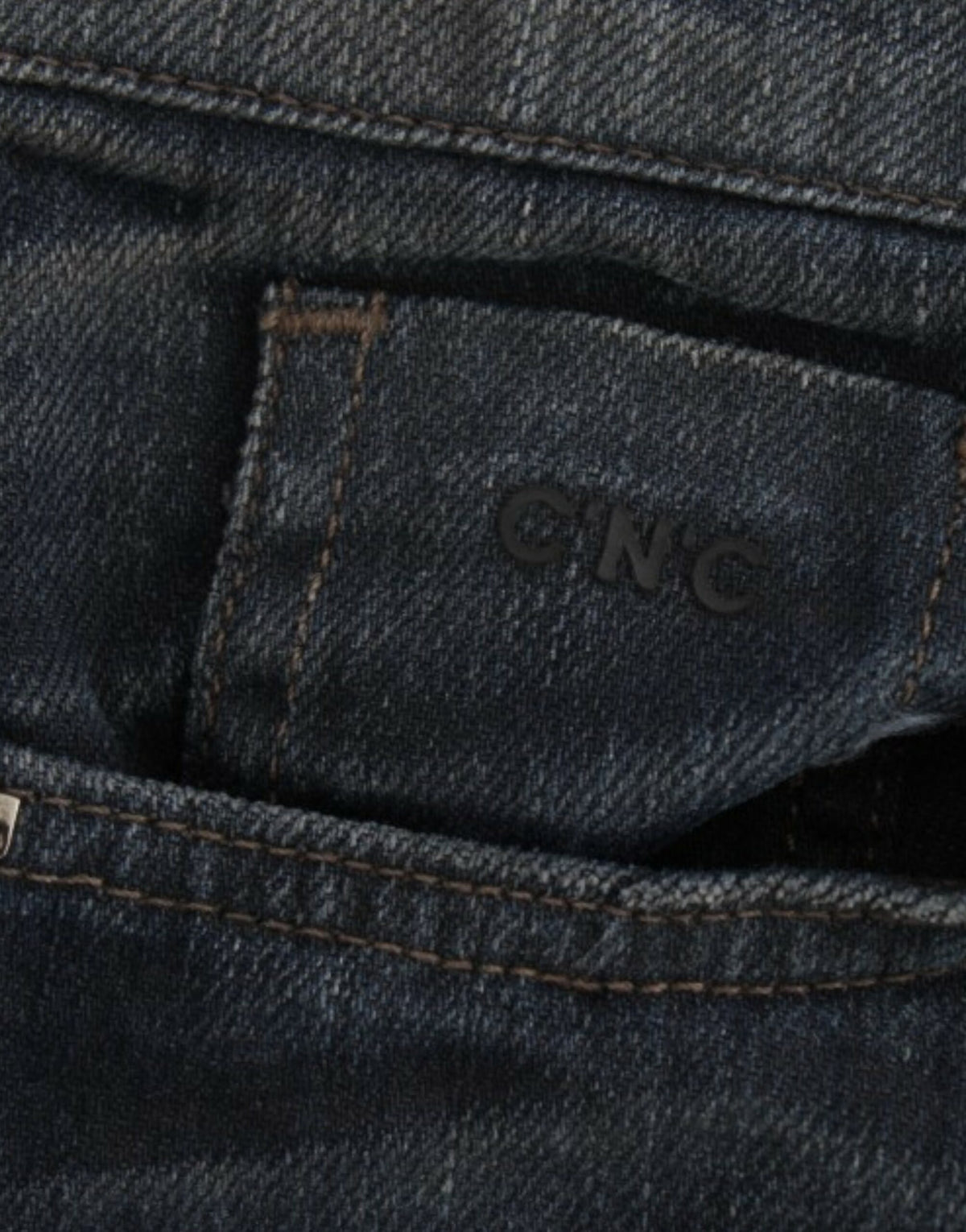 Blue C’N’C Costume National superskinny jeans in cotton and elastane
