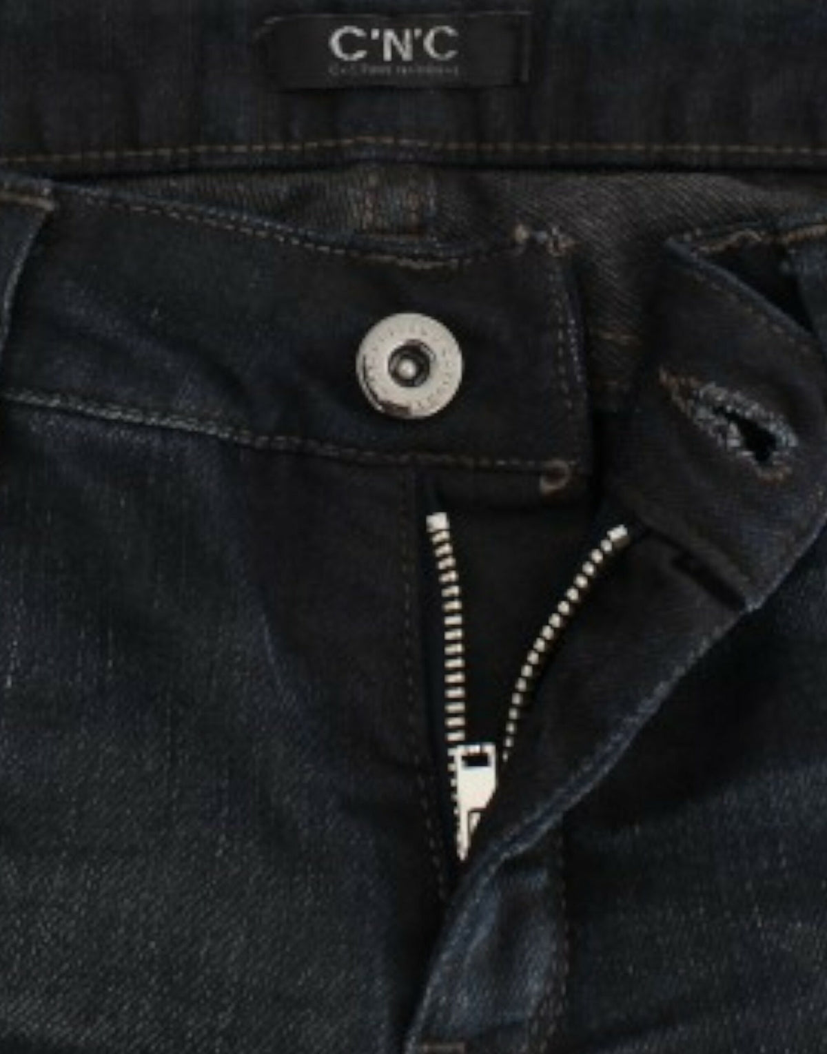 Blue C’N’C Costume National superskinny jeans in cotton and elastane