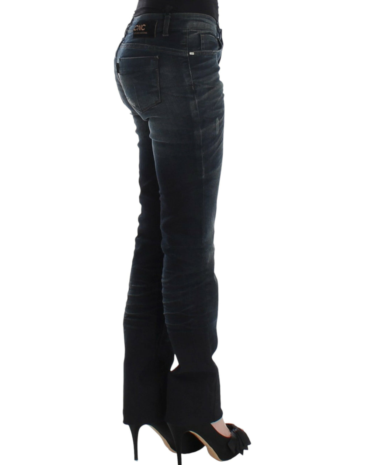 Blue C’N’C Costume National superskinny jeans in cotton and elastane