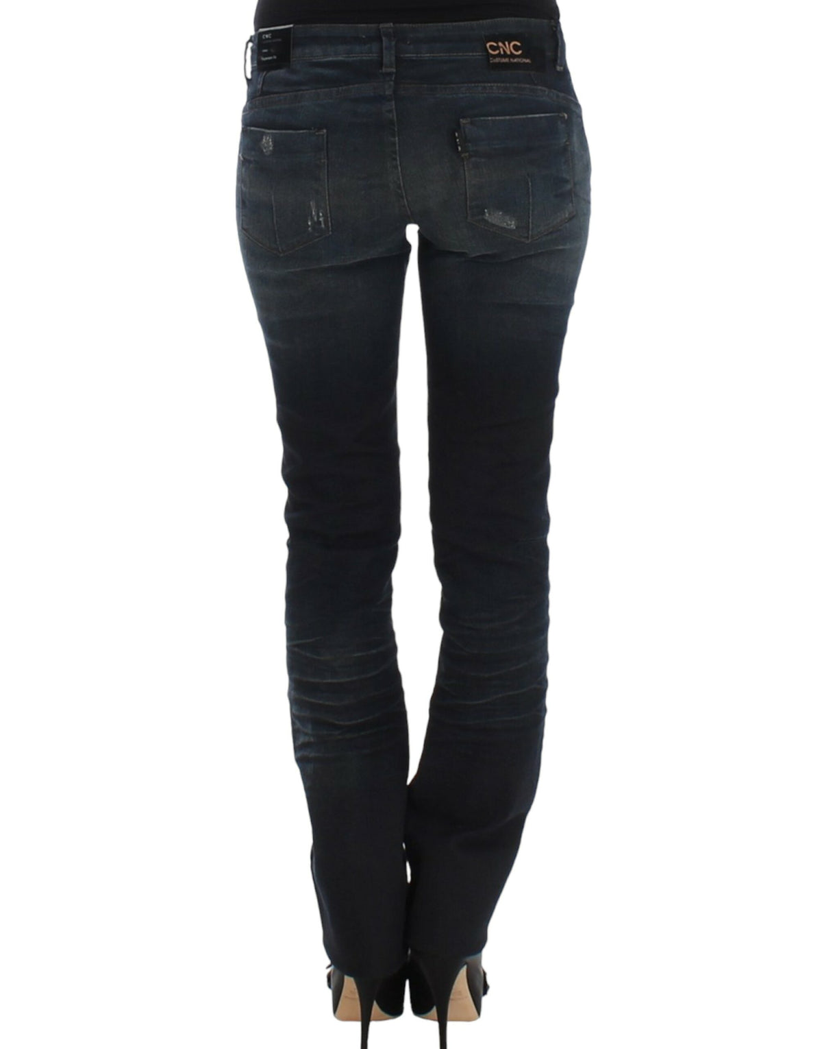 Blue C’N’C Costume National superskinny jeans in cotton and elastane