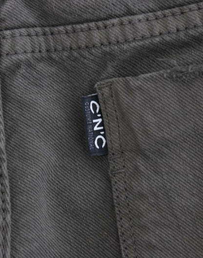Green Costume National C’N’C jeans in cotton and elastane