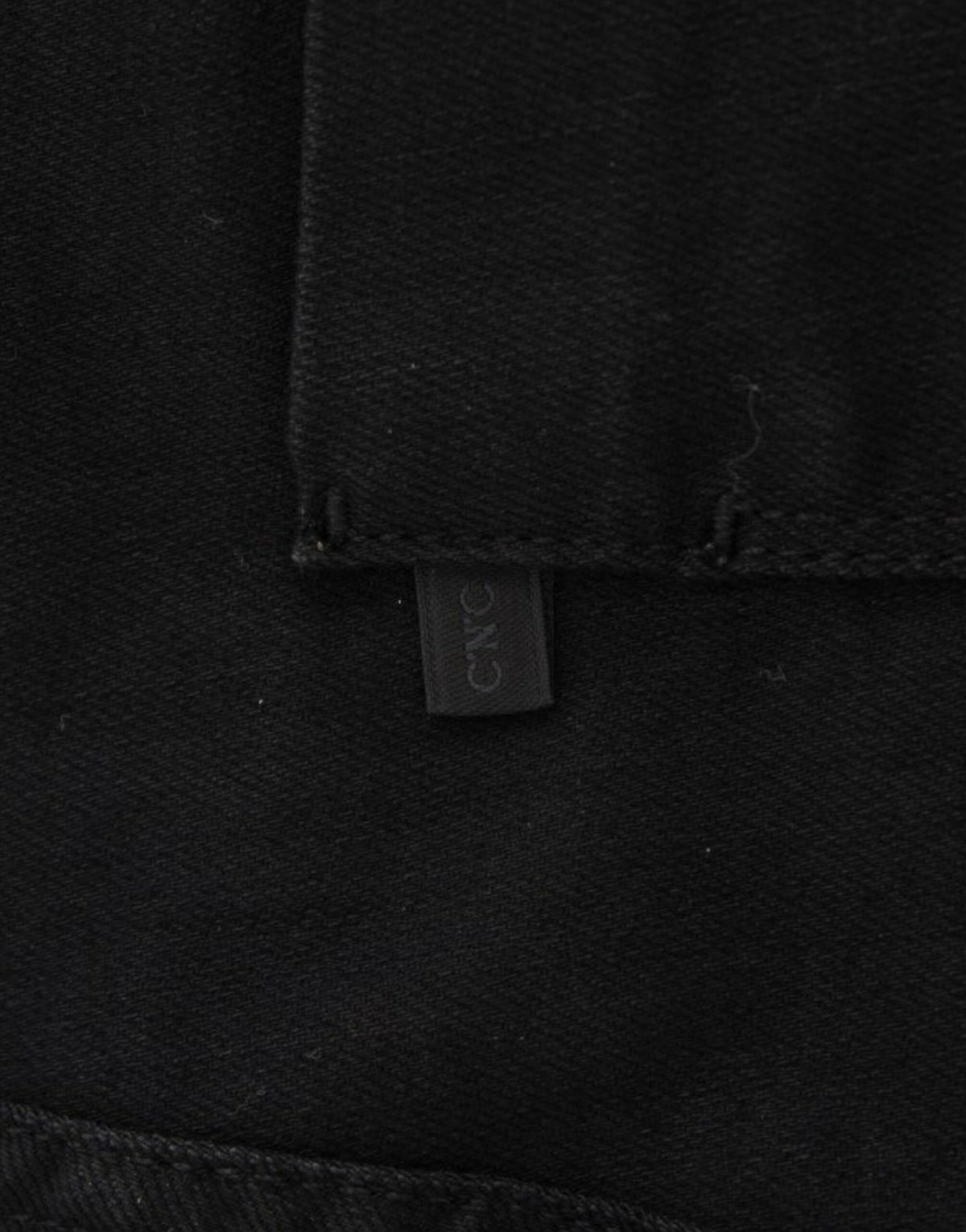 Black C’N’C Costume National straight leg jeans in cotton and elastane