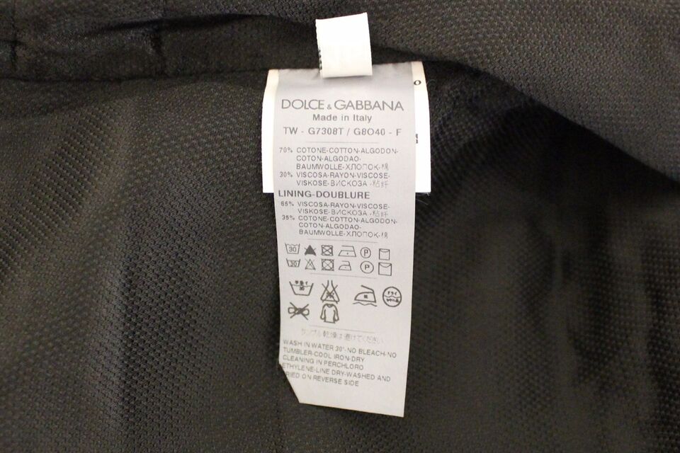 Dolce & Gabbana Single-Breasted Vest – Black