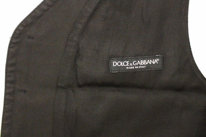 Dolce & Gabbana Single-Breasted Vest – Black