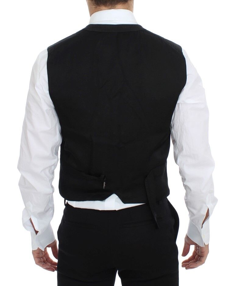 Dolce & Gabbana Single-Breasted Vest – Black