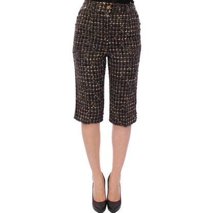 Dolce & Gabbana Multicolor Wool Shorts Pants