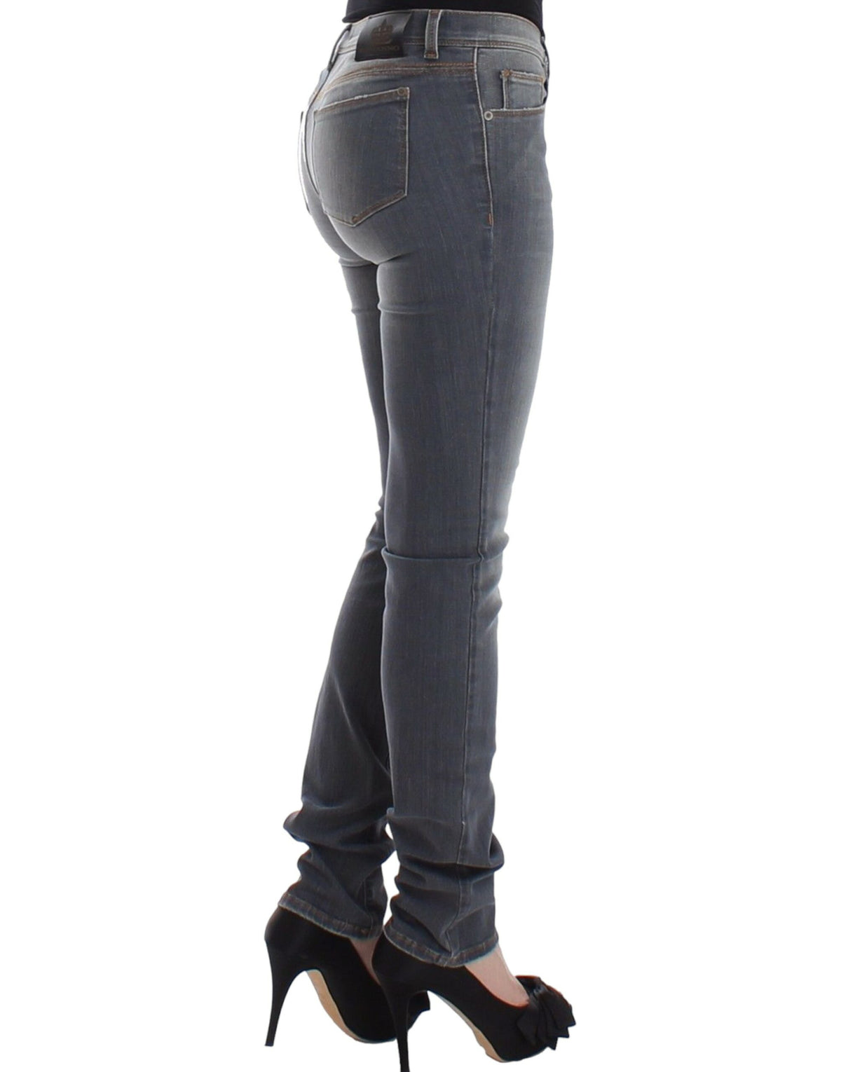 Ermanno Scervino gray cotton stretch jeans