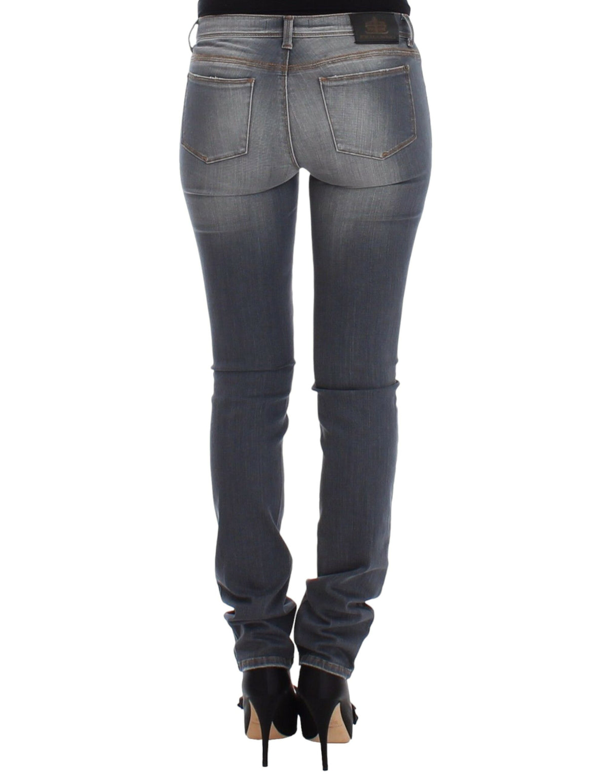 Ermanno Scervino gray cotton stretch jeans
