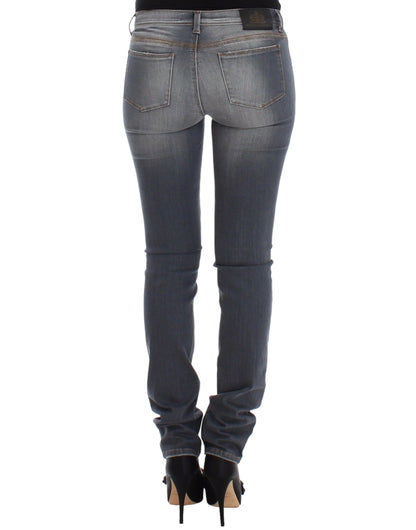 Ermanno Scervino gray cotton stretch jeans