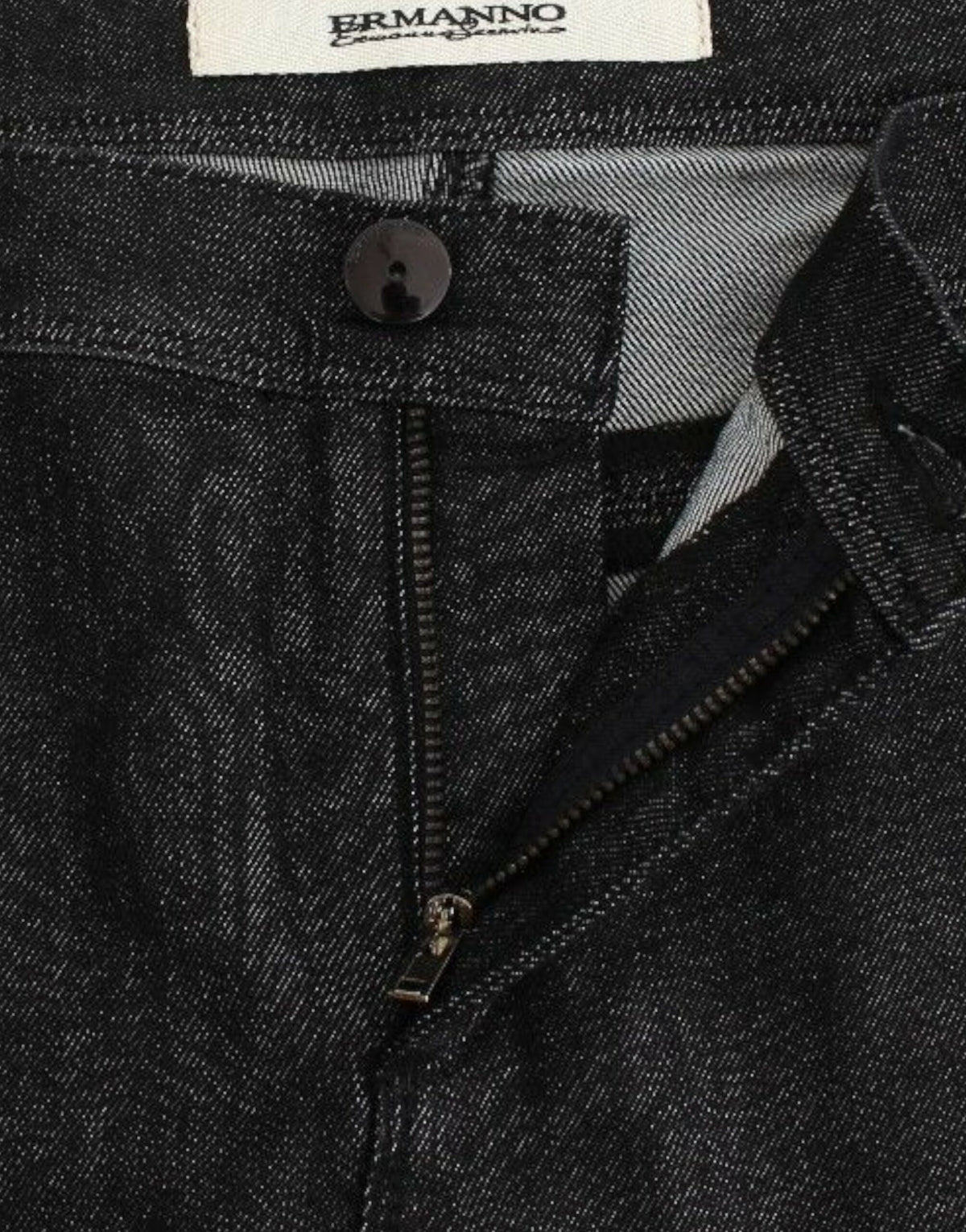 Ermanno Scervino black skinny jeans in cotton and polyester