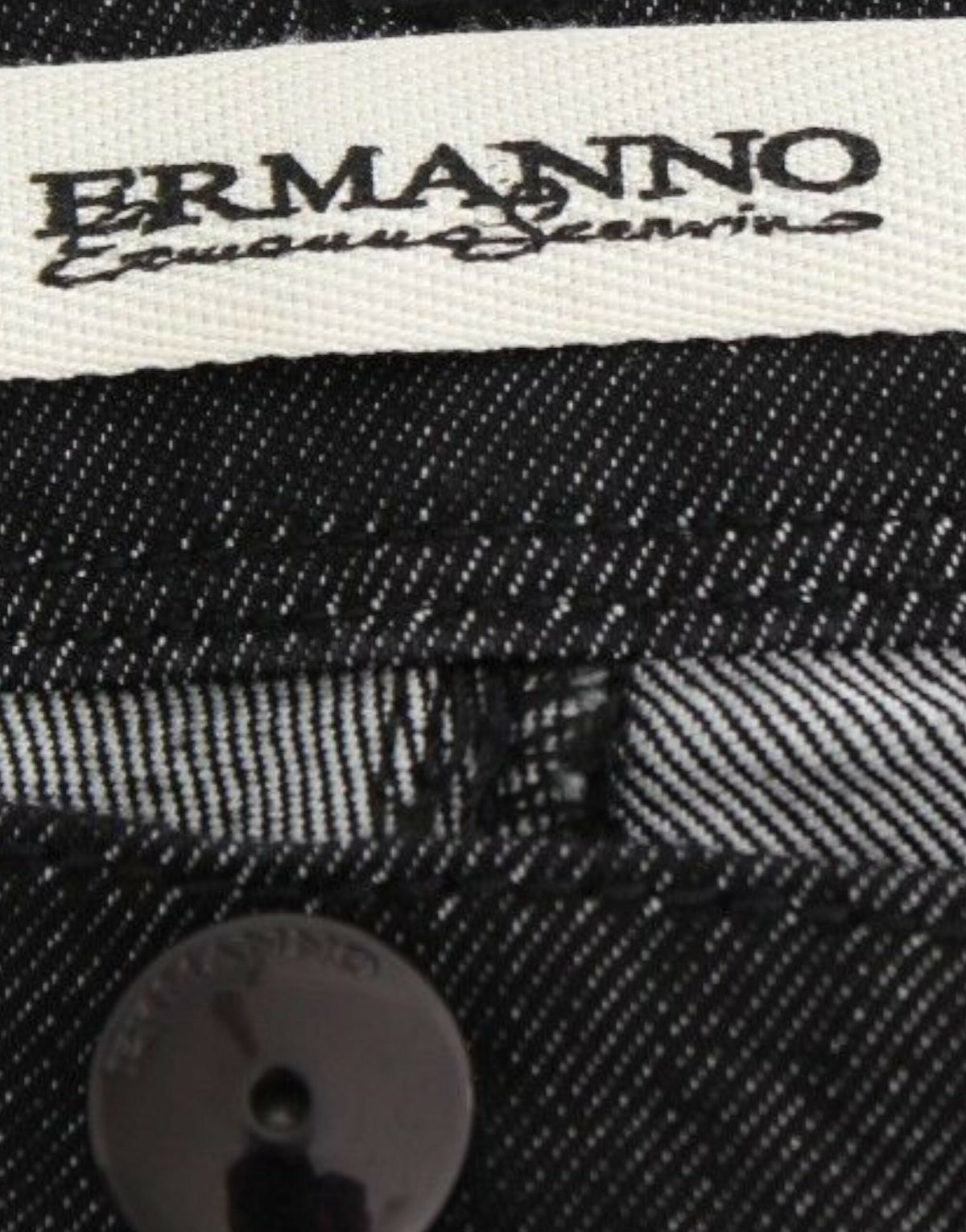 Ermanno Scervino black skinny jeans in cotton and polyester