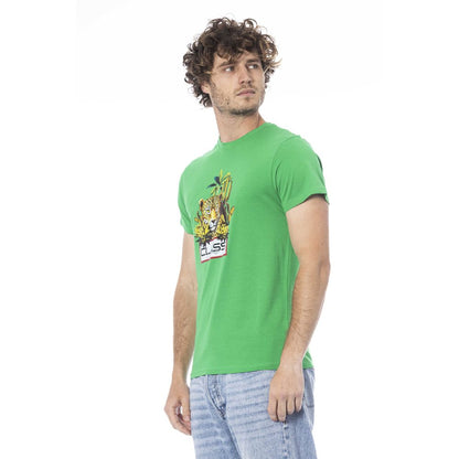 Green Cavalli Class cotton T-shirt