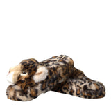 Dolce & Gabbana Brown Tiger Slippers Flats Sandals Shoes