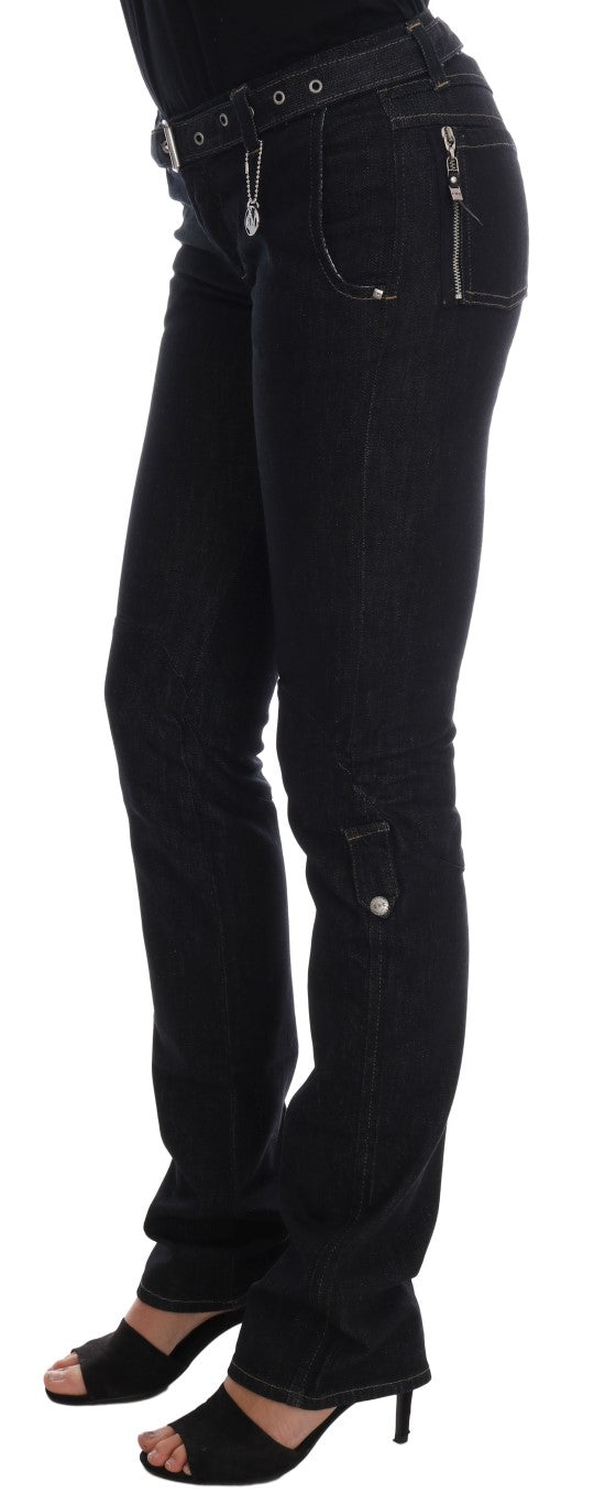 Costume National C'N'C dark blue cotton stretch slim fit jeans