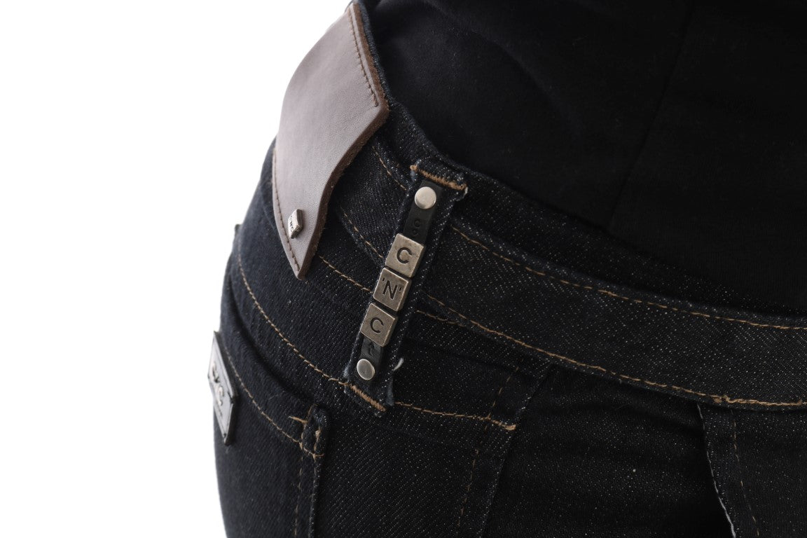 Costume National C'N'C dark blue cotton stretch slim fit jeans