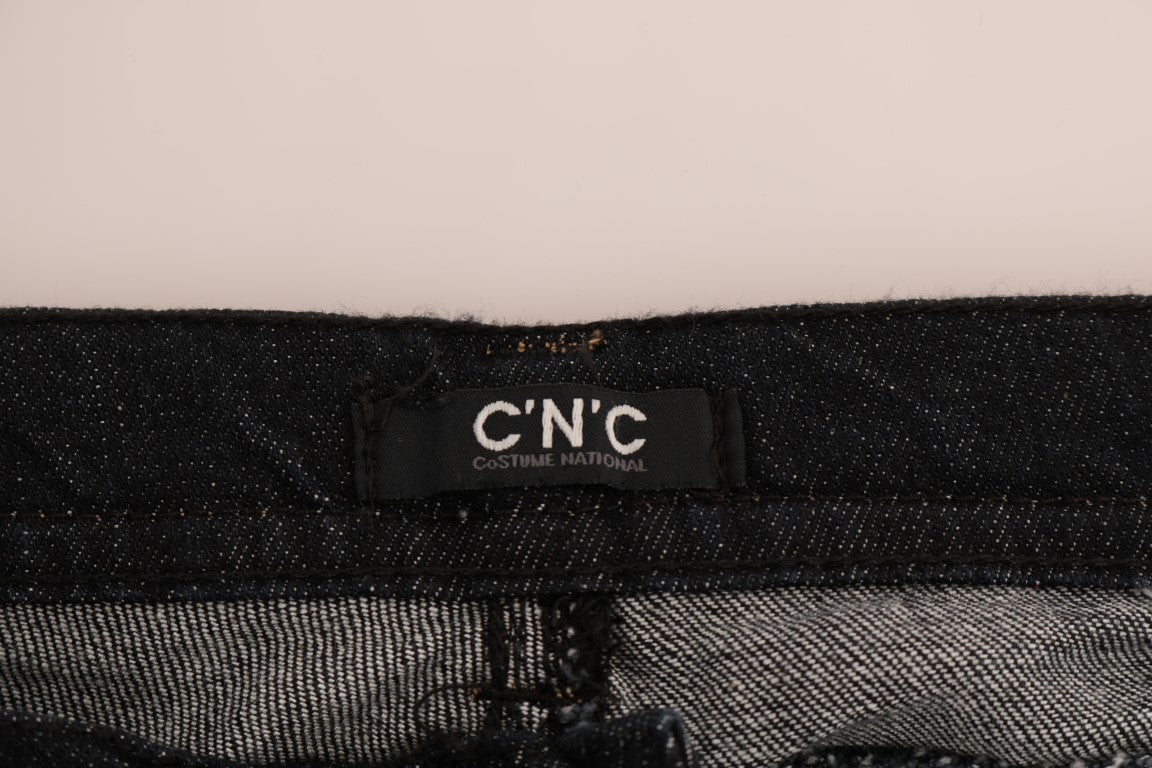 Costume National C'N'C dark blue cotton stretch slim fit jeans