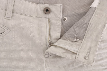 Costume National C’N’C white slim cotton stretch jeans