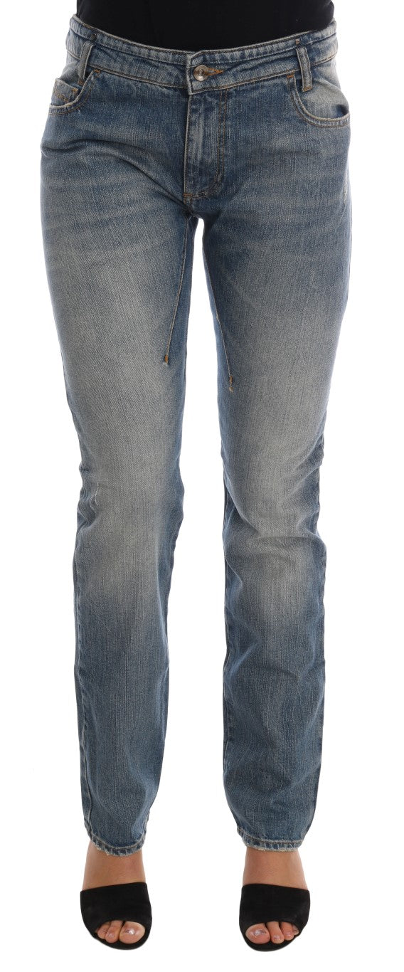 Costume National C’N’C blue cotton stretch denim jeans