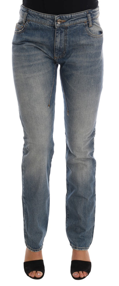 Costume National C’N’C blue cotton stretch denim jeans