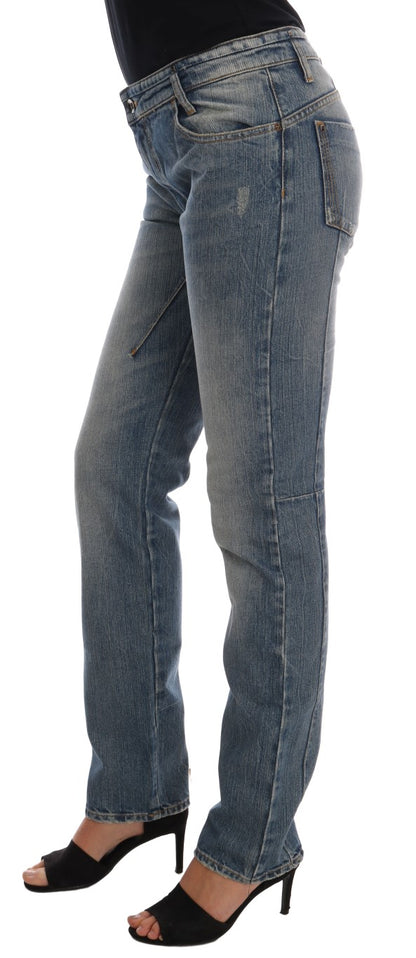Costume National C’N’C blue cotton stretch denim jeans