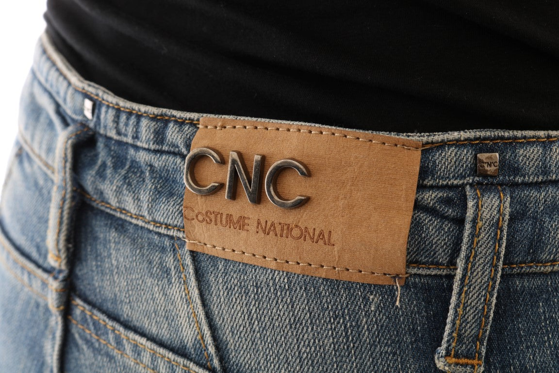 Costume National C’N’C blue cotton stretch denim jeans