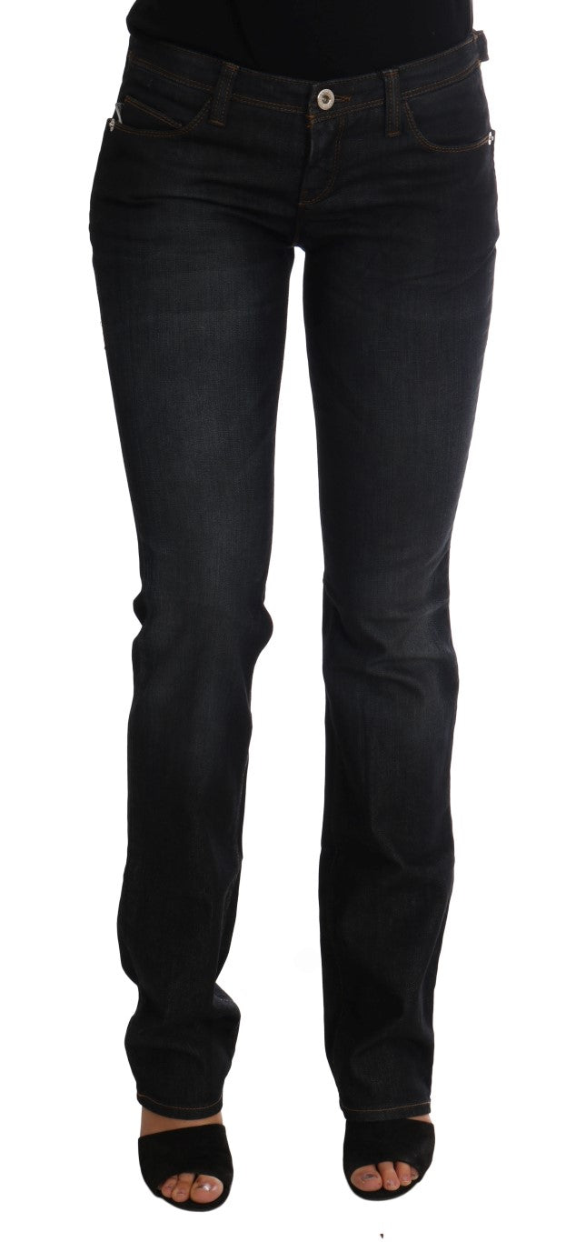 Dark blue Costume National C’N’C slim fit cotton jeans