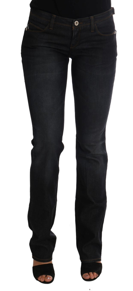Dark blue Costume National C’N’C slim fit cotton jeans