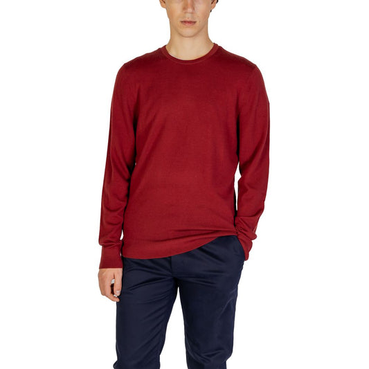 Calvin Klein Bordeaux Recycled Wool Sweatshirt