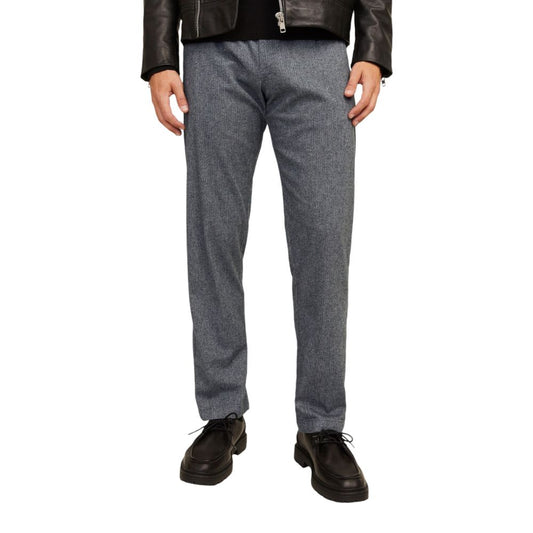 Jack & Jones JPSTKANE JJHERRINGBONE Men's Trousers – Grey