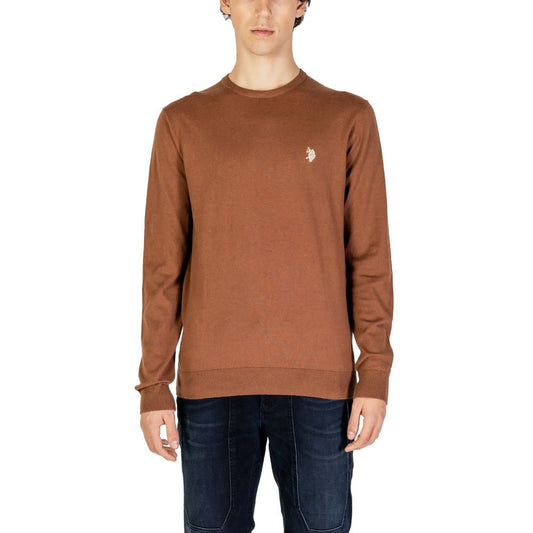 US POLO ASSN. Beige Cotton Sweatshirt