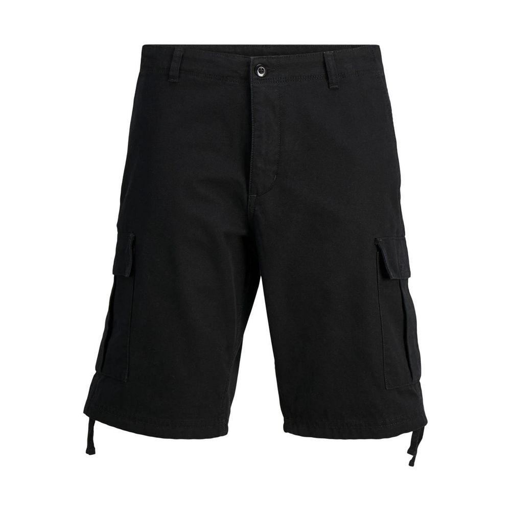 Jack Jones Black Cotton Shorts
