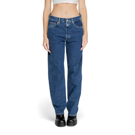 Replay Blue Cotton Jeans &amp; Pants