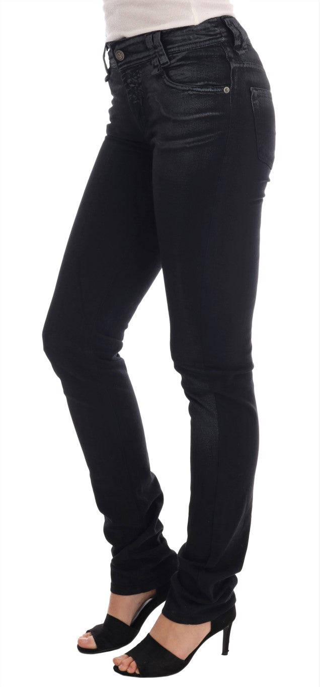 John Galliano Gray Wash Regular Fit Stretch Cotton Jeans