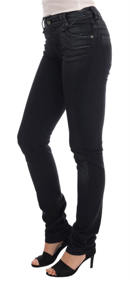 John Galliano Gray Wash Regular Fit Stretch Cotton Jeans