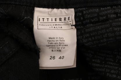 John Galliano Gray Wash Regular Fit Stretch Cotton Jeans