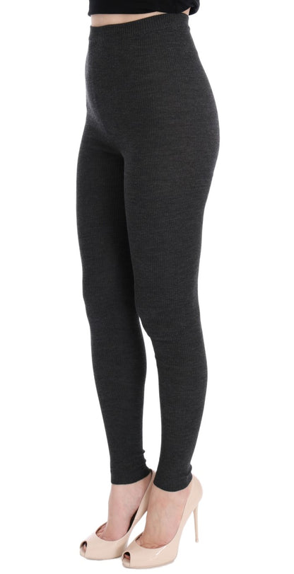 Dolce & Gabbana gray wool tights