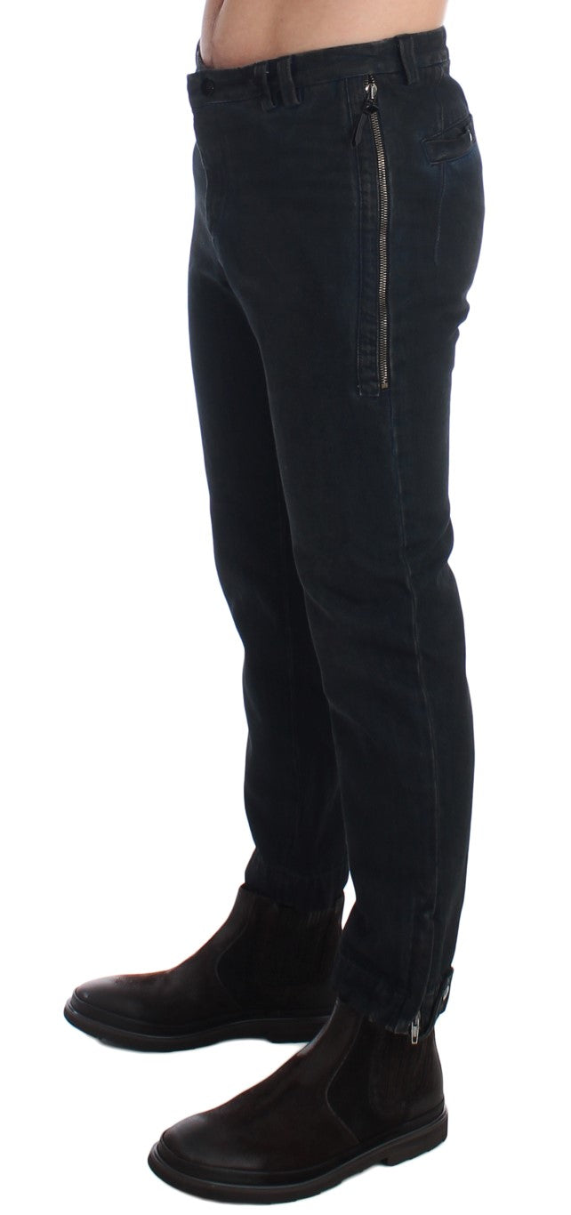 Costume National C’N’C blue slim fit cotton jeans