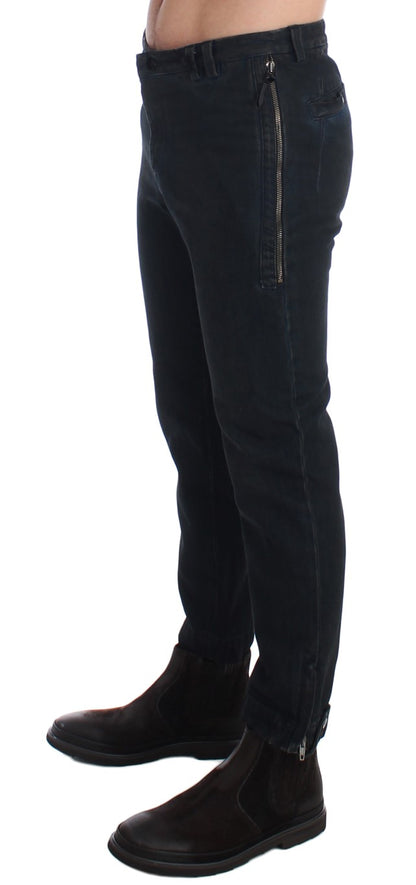 Costume National C’N’C blue slim fit cotton jeans
