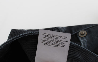 Just Cavalli blue cotton stretch baggy jeans