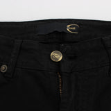 Cavalli Chic Slim Skinny Black Jeans
