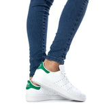 Adidas Green Leather Sneakers